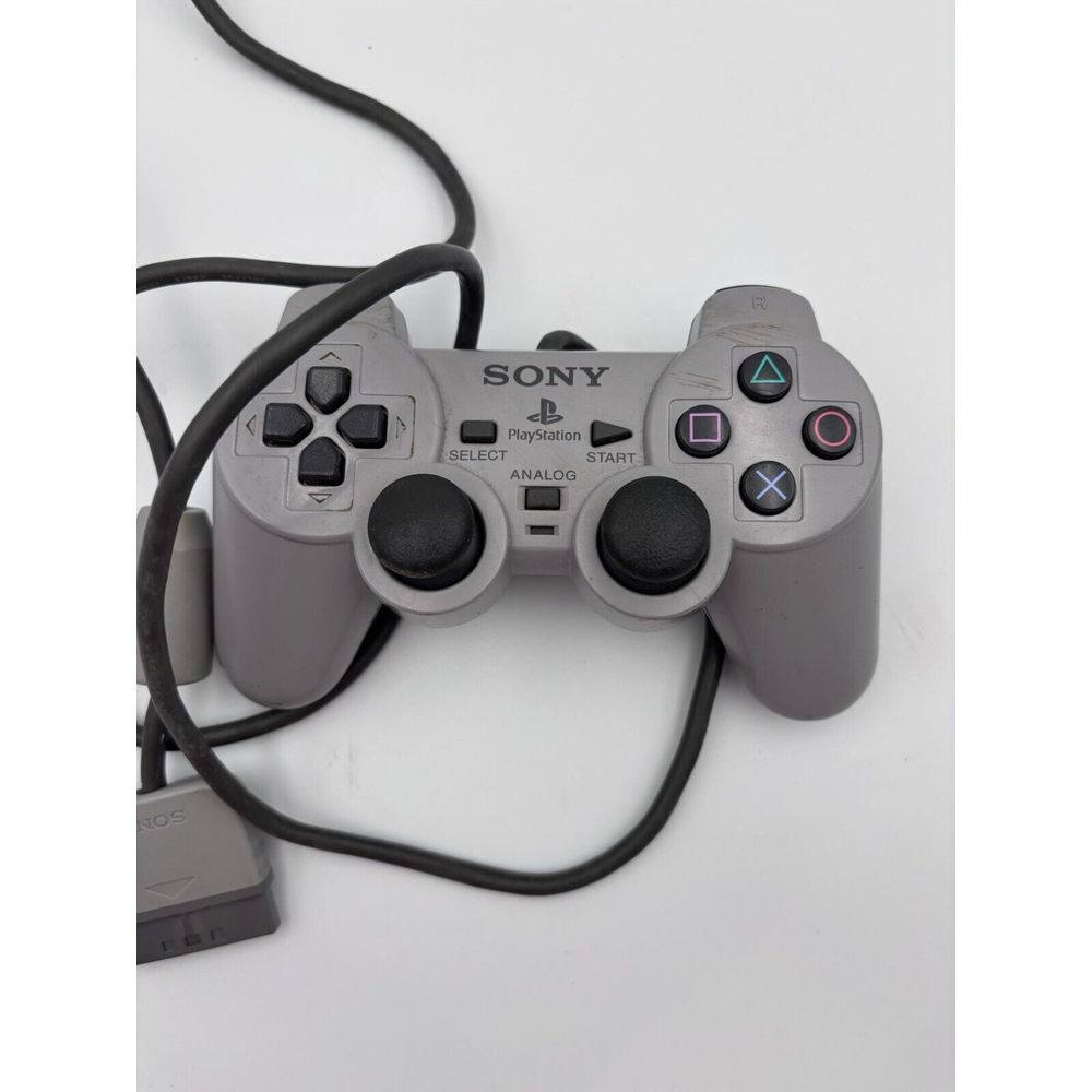 Sony Playstation‎ Ps1 Dual Shock, Analog Gray Controller 2663 Not Tested